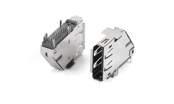 DP 側(cè)插 DIP 母座鋼殼 DVF20L-11TN-18R0