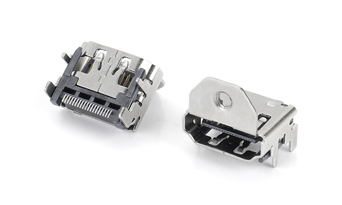 HDMI? AF SMT 2.1 帶M3鎖孔H=10.54鐵殼鍍 HAF19U-11SN-78R0